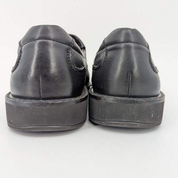 EUC Black Leather Ecco Loafers w Arch Support Size 42 (US 8 - 8.5) SAS Diplomat main image 4